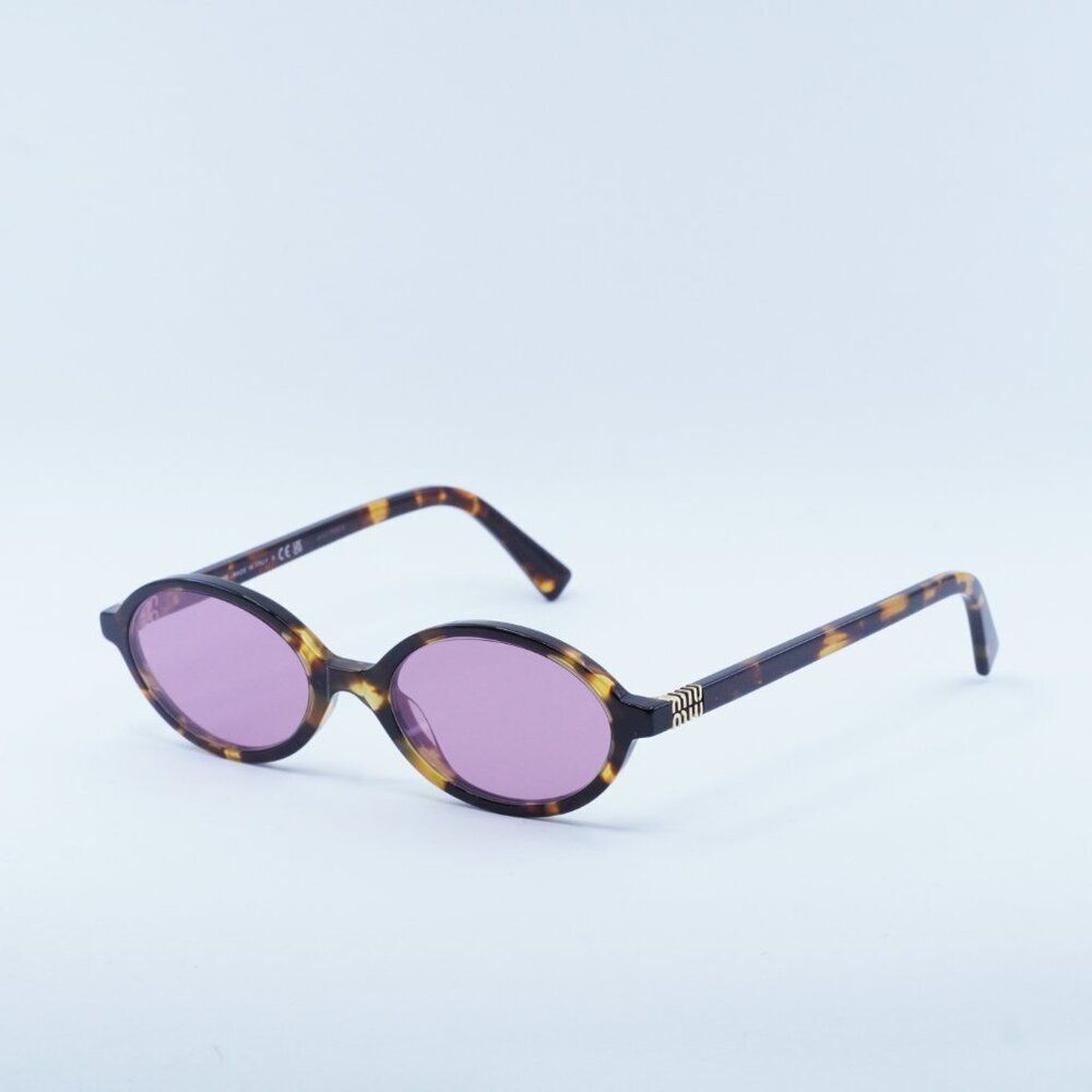 NEW MIU MIU MU04ZS VAU50D HONEY HAVANA / BORDEAUX SUNGLASSES